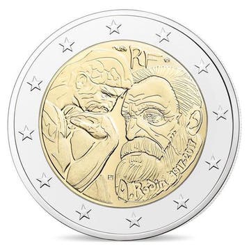 Frankrijk 2 Euro Rodin 2017 UNC, Verzenden