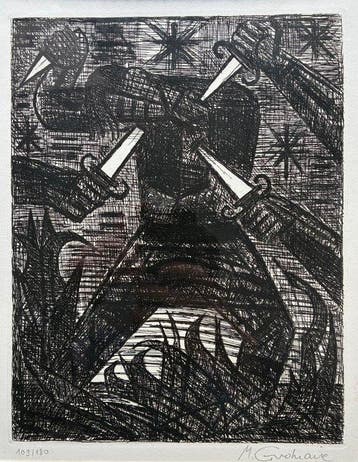 Marcel Gromaire (1892-1971) - Macbeth, Antiek en Kunst