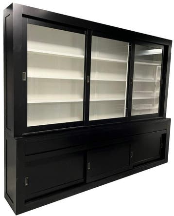 Buffetkast zwart – wit Enschede XXL 300 x 240cm, Ophalen of Verzenden, Nieuw