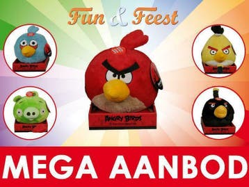 Angry Birds knuffel -Mega aanbod pluche Angry Birds knuffels, Ophalen of Verzenden, Nieuw, Overige typen