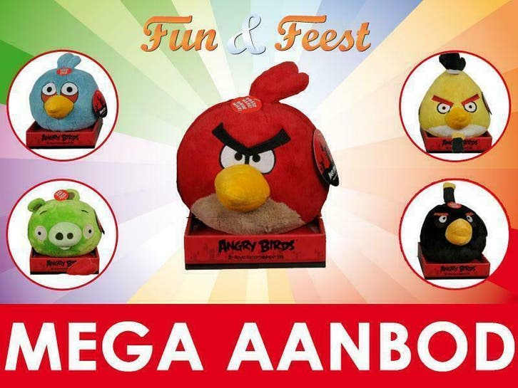 Angry Birds knuffel -Mega aanbod pluche Angry Birds knuffels, Kinderen en Baby's, Speelgoed | Knuffels en Pluche, Overige typen