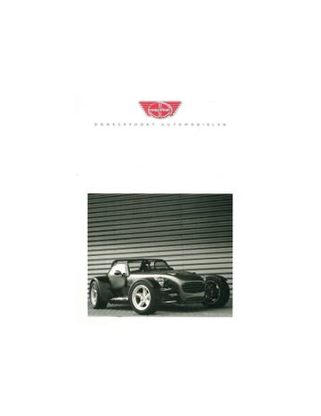 2001 DONKERVOORT D8 BROCHURE NEDERLANDS, Nieuw, Author