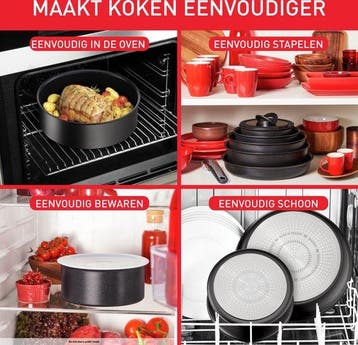 Tefal Ingenio Unlimited - Pannenset - 13-delig - Inductie, Huis en Inrichting, Keuken | Potten en Pannen, Verzenden, Nieuw