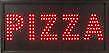 LED bord 'PIZZA' deluxe, Verzenden, Nieuw