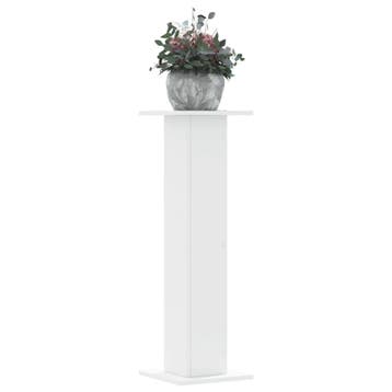 vidaXL Plantenstandaards 2 st 30x30x95 cm bewerkt hout wit, Verzenden, Nieuw