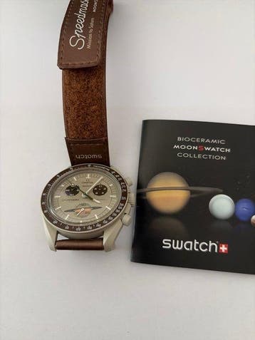 Omega x Swatch - MoonSwatch - Mission to Saturn - Zonder, Nieuw