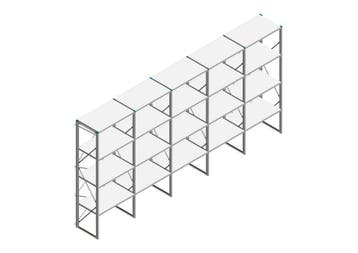 Voordeelrij Nedcon SF Legbordstelling 2500x5030x600mm hxbxd