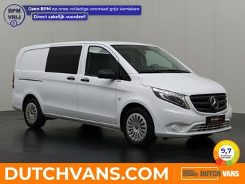 Mercedes-Benz Vito 119CDi Dubbele-cabine 2021 L2 H1 Diesel, Automaat, Euro 6, Wit, Mercedes-Benz