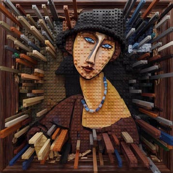 daveY - Modigliani in Bricks, Nieuw