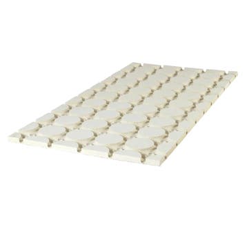 Voorgefreesde plaat rond | droogbouw vloerverwarming | 21mm, Verzenden, Nieuw