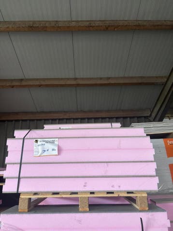 Kantplank | 10 mm grijs | 100mm XPS | 190x1250mm | 28 st., Verzenden, Nieuw, 100 mm of meer