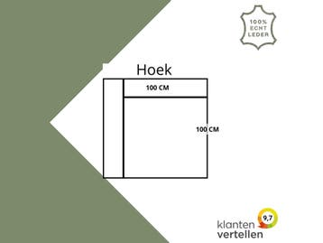 Leren elementenbank Flow - hoekelement, Nieuw, Ophalen of Verzenden, Rechte bank, Modern
