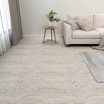 PVC Vloerplanken 1,86m beige | Retourdeal 56% Korting, Gebruikt, Minder dan 50 cm, Kunststof, 30 cm of meer