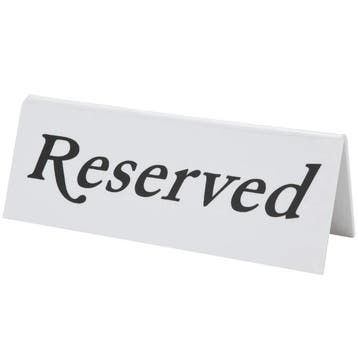 Tafelbordjes | Kunststof | Reserved | 2-zijdig | 10 Stuks, Verzenden, Nieuw in verpakking