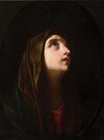 Scuola emiliana (XVII), Da Guido Reni - Madonna addolorata, Antiek en Kunst