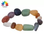 chakra armband – edelstenen in chakra kleuren, Verzenden, Nieuw, Overige materialen