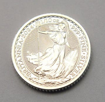 Verenigd Koninkrijk. 20 Pence 2024 Britannia .999 Silver,, Postzegels en Munten