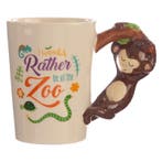 Keramiek mok Zooniverse Aap (Dieren, Mokken), Ophalen of Verzenden, Nieuw, Keramiek