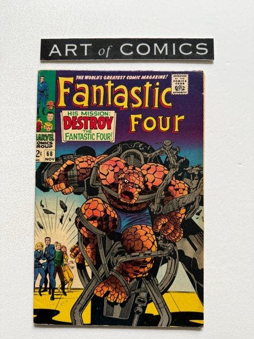 The Fantastic Four #68 - Mad Thinker Appearance - 1 Comic -, Boeken, Strips | Comics