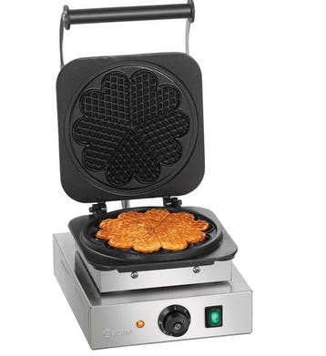 Bartscher Wafel Ijzer | Hartvorm | Enkel |  Ø 210 mm, Verzenden, Nieuw in verpakking