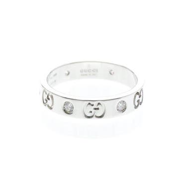 Gucci - Ring - 18 karaat Witgoud, Nieuw