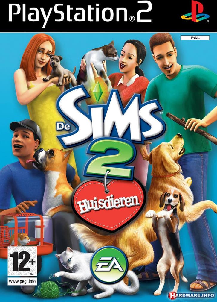 Playstation 2 The Sims 2: Pets, Spelcomputers en Games, Games | Sony PlayStation 2, Zo goed als nieuw, Verzenden
