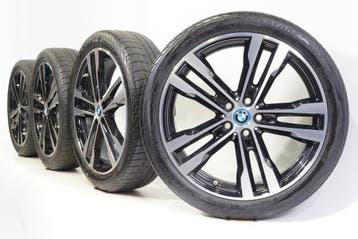 BMW i3 20 inch velgen 431 + Zomerbanden Bridgestone Originee, Auto-onderdelen, Banden en Velgen, Gebruikt, Velg(en), Ophalen of Verzenden
