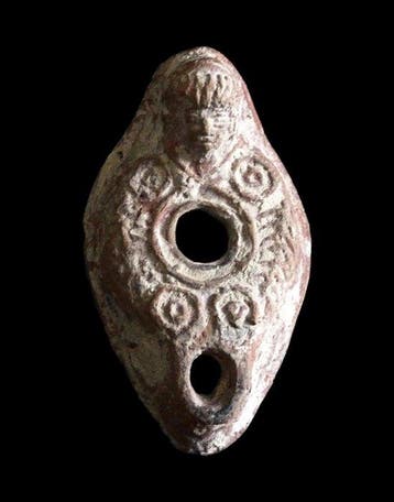 Laat-Romeins / Vroeg-Byzantijns Olielamp met