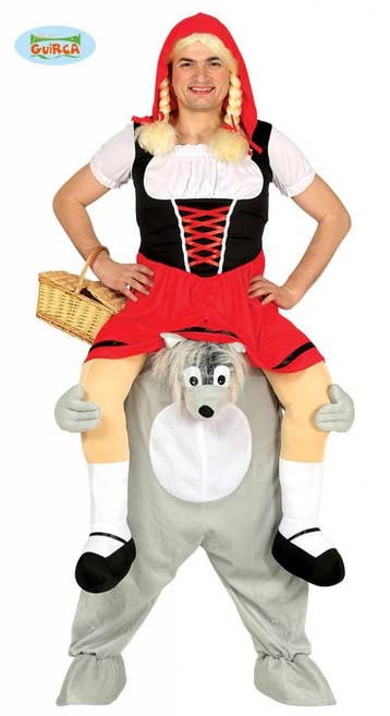 Carry me kostuum Roodkapje wolf, Kleding | Dames, Ophalen of Verzenden, Nieuw