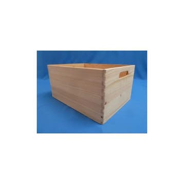 Houten Stapelbare Krat 40 x 30 x 22 cm. - Opbergkrat - Krat, Minder dan 50 cm, Nieuw, Minder dan 50 cm, Ophalen of Verzenden