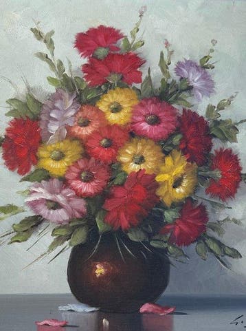 Europese school (XX) - Bouquet de fleurs