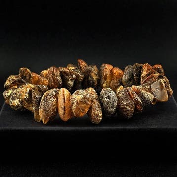Natuurlijke Baltische barnsteen armband – Onverstoorde