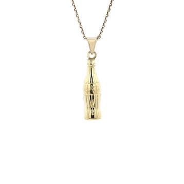 Gouden vintage Coca Cola fles hanger 14 kt, Ophalen of Verzenden, Nieuw