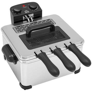TRUUSK Friteuse 5L - Instelbare Temperatuur &amp; Timer - Af, Witgoed en Apparatuur, Verzenden, Nieuw