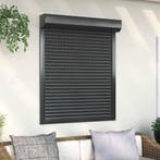vidaXL Rolluik 100x120 cm aluminium antracietkleurig, Verzenden, Nieuw