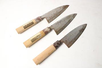 Keukenmes - Deba bch - Staal - Japan - Mes KATANA Deba