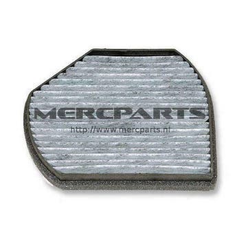 Interieurfilter actief koolstof Mercedes C-klasse E-klasse, Ophalen of Verzenden, Nieuw, Mercedes-Benz