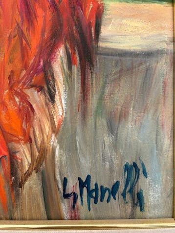 Luciana Manelli (1946) - Lo scialle rosso