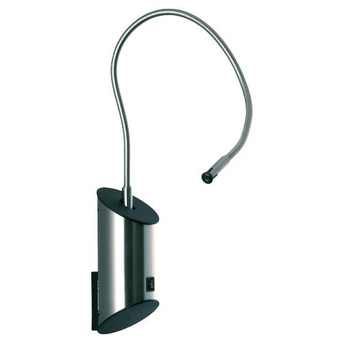 Lumina Zed Leeslamp Wandlamp Nikkel, Huis en Inrichting, Lampen | Wandlampen, Zo goed als nieuw, Metaal