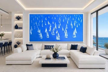 VOLHA - Beyond the Horizon / Regatta Sails-XXL, Antiek en Kunst