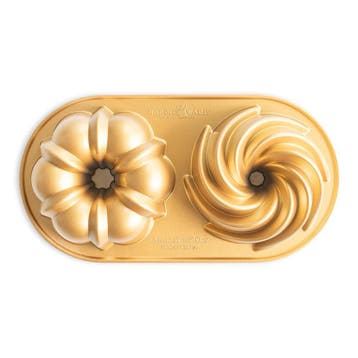 Nordic Ware Classic Tulband Duet Bakvorm, Hobby en Vrije tijd, Taarten en Cupcakes maken, Verzenden, Nieuw