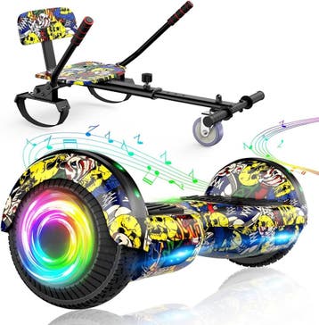 Hoverboard met zitje | 6.5 inch | Retourdeal 35% Korting, Ophalen of Verzenden, Zo goed als nieuw