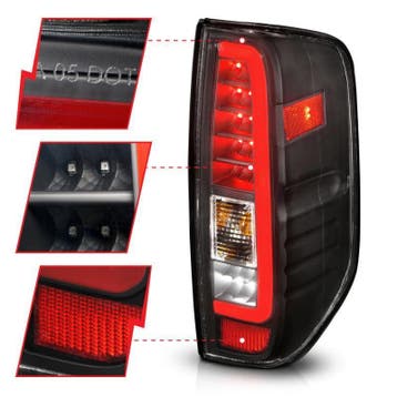 ANZO 2005-2021 Nissan Frontier LED Taillights Black, Ophalen of Verzenden, Nieuw