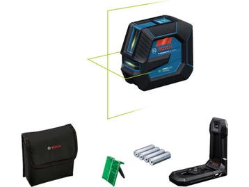 Bosch GLL 20-22 G - Lijnlaser - IP65 - Groene laserlijnen, Verzenden, Zo goed als nieuw