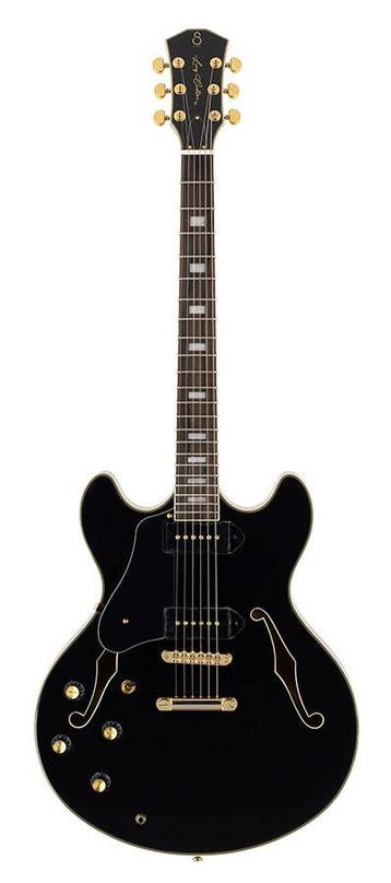 Sire H7VL/BK linkshandige elektrische gitaar archtop met p90, Verzenden, Nieuw