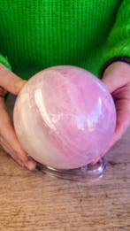 Rozekwarts Bol - Hoogte: 100 mm - Breedte: 100 mm- 1577 g