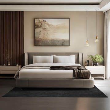 Kortpolig vloerkleed Soft Zone - 140 x 200 cm, zwart, Huis en Inrichting, Stoffering | Tapijten en Kleden, Verzenden, Nieuw