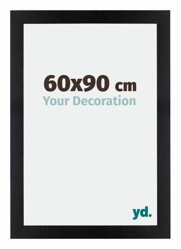 Fotolijst 60x90 cm - Zwart Mat - MDF - Mura, Verzenden, Nieuw