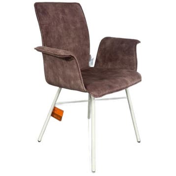 bert plantagie Set Van 4 Eetkamerstoelen Yanis - Ongebruikt, Ophalen of Verzenden, Zo goed als nieuw, Bruin, Vier