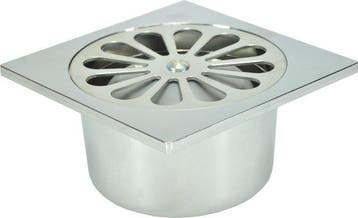 SUB - Sub chroom ABS doucheput 10x10 onder 40mm, Ophalen of Verzenden, Nieuw